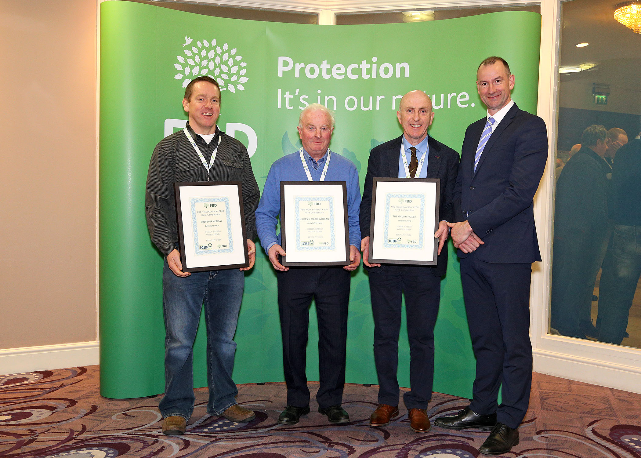 L-R: Brendan Murray, James Whelan, Séan Galvin and Sean Coughlin.