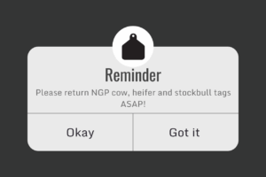 Read more about the article Deadline for tags to be returned – 1st December 2025